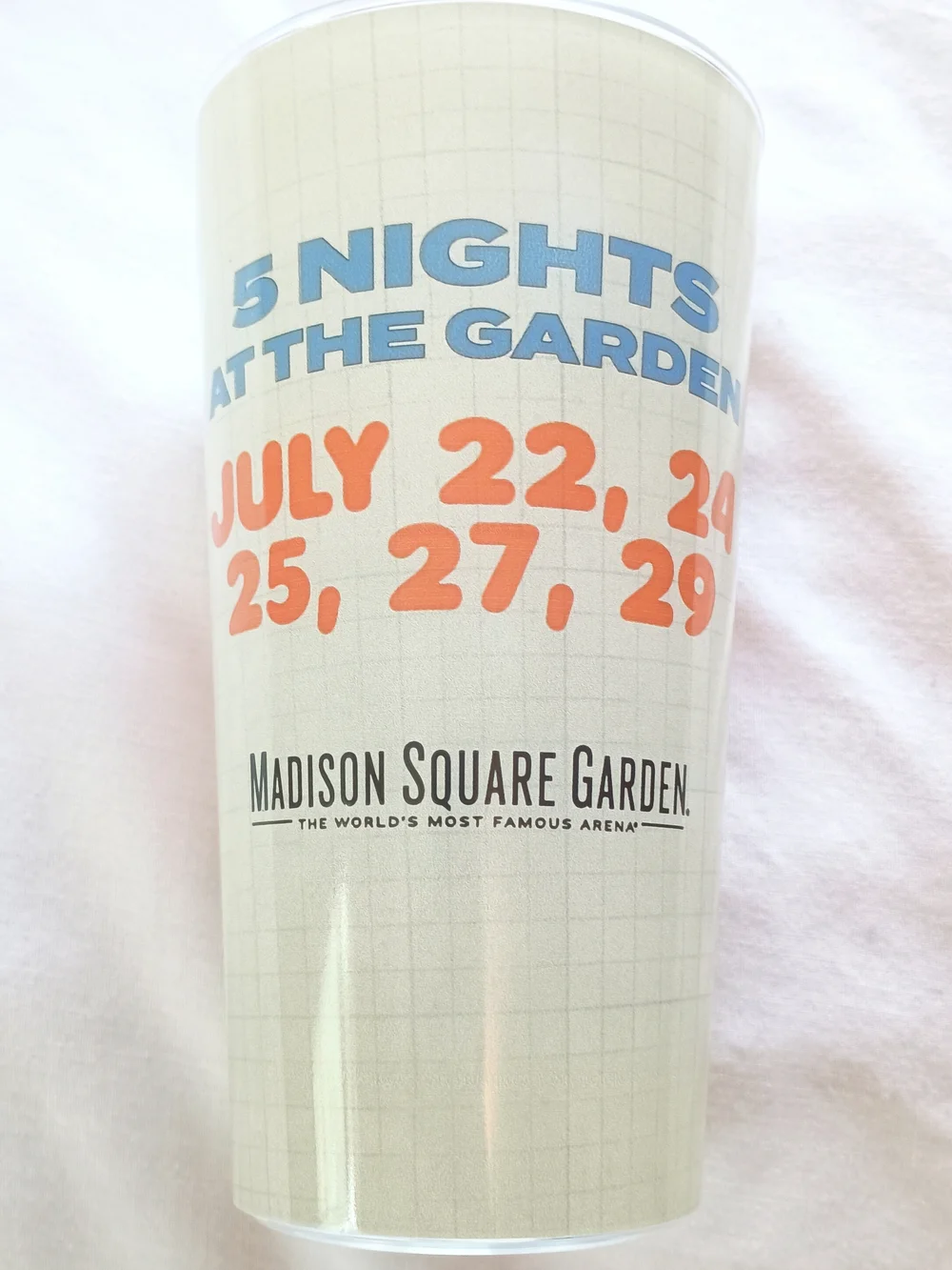 PHISH ⭕ 2026 Summer Tour MSG Souvenir Cup - 5 Nights At The Garden YEMSG 🥤✨